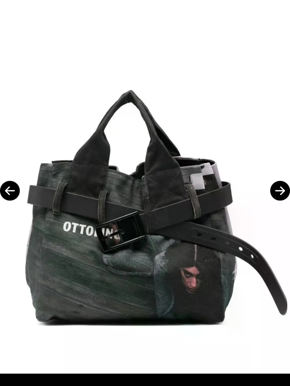 Ottolinger Black Graphic Tote Bag